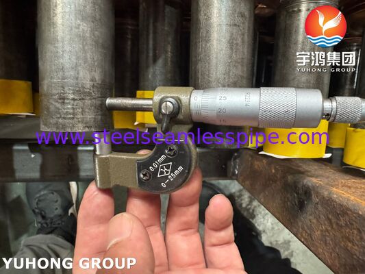 ASTM A106 Gr.B Tabung Bersirip Tertanam dengan Sirip Tembaga CU-T2 untuk Pendingin Udara