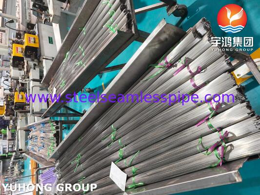 AISI304 SUS304 Cold Drawing Stainless Steel Medical Capillary Tube Untuk Hypodermic Needle Tubing