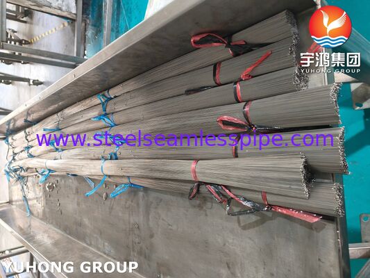 AISI304 SUS304 Cold Drawing Stainless Steel Medical Capillary Tube Untuk Hypodermic Needle Tubing
