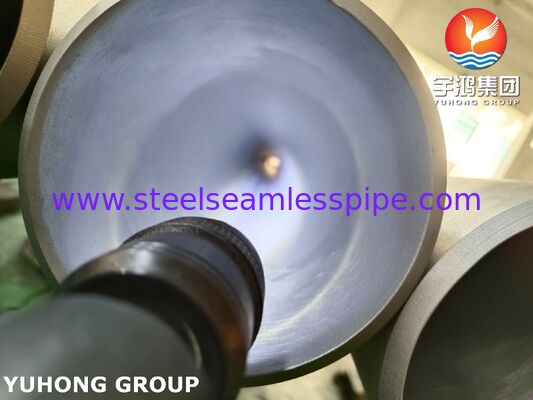 ASTM A376 TP347H tabung tanpa jahitan Nb-stabilisasi 515MPa Hingga 900°C untuk superheater Reheater Cracking Furnace