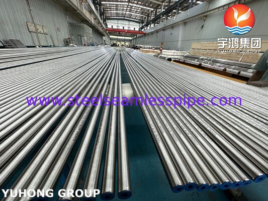 ASTM A249 TP316L Tabung Las Stainless Steel Anil Terang, Digunakan Untuk Pendingin Udara
