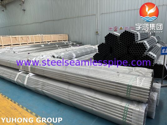 ASTM A249 TP316L Tabung Las Stainless Steel Anil Terang, Digunakan Untuk Pendingin Udara