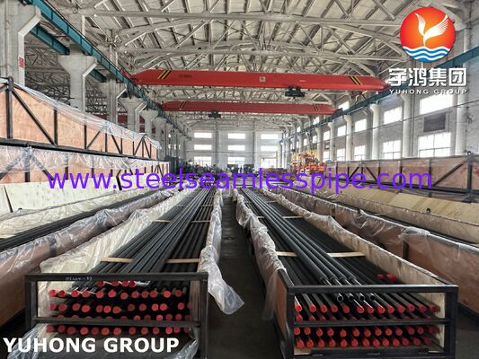 ASTM SA213 T22 Tabung bergelombang bergelombang untuk penukar panas suhu tinggi dan boiler