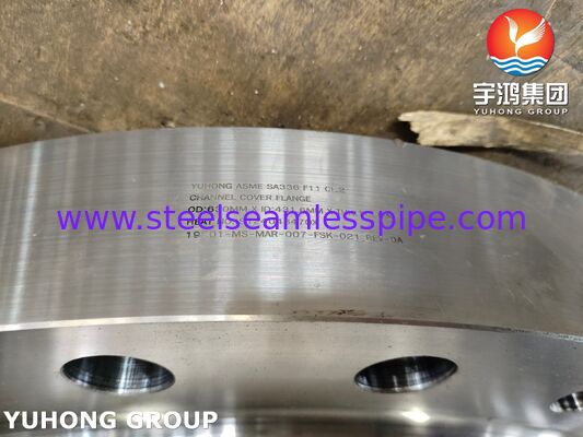 ASME SA336 F11 CL2 Flange Penutup Saluran Chrome-Moly yang Dipalsukan untuk Layanan Hidrogen/Uap Suhu Tinggi