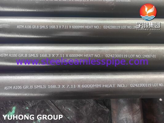 ASTM A106 GR.B Carbon Steel Heat Exchanger Seamless Tube untuk Minyak & Gas