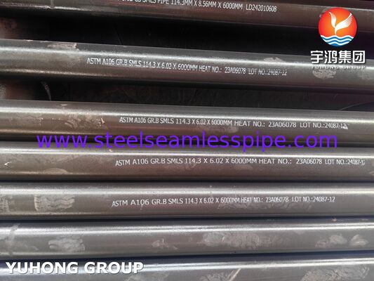 ASTM A106 GR.B Carbon Steel Heat Exchanger Seamless Tube untuk Minyak & Gas