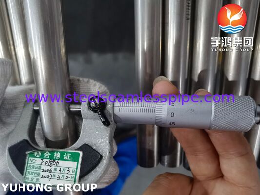ASTM B111 ASME SB 111 SB 466 C71500 Tabung Nikel Tembaga / 70/30 Tabung Nikel Tembaga