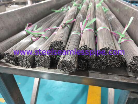 Tabung Kapiler Dilas Stainless Steel ISO9626 SUS304 SUS316L Untuk Aksesori Alat Kesehatan
