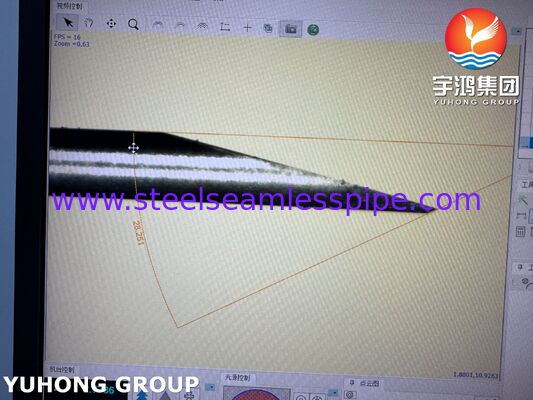 SUS304 26G Medical Grade Stainless Steel Back Cut Needle Tube Untuk Jarum EMG ISO9626
