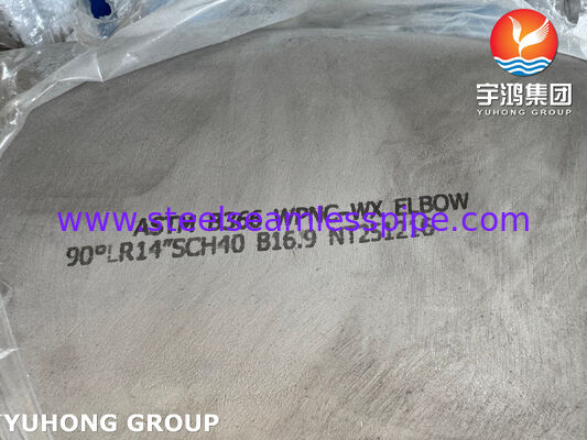 ASTM B366 WPNC Elbow UNS N04400 / Monel 400 Buttweld Pipe Fittings 90 Derajat LR Elbow