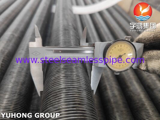 Tabung sirip tertanam (ASME SA209 + Bahan sirip aluminium 1060) untuk pendingin kering
