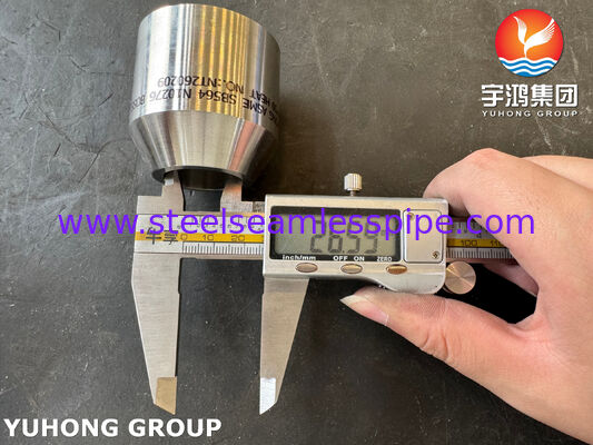 FITTING BAJA PADUAN NIKEL ASME SB564 N10276 BOSS B16.11 MSS SP-97