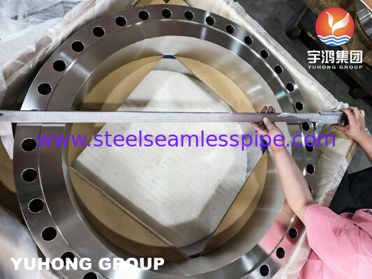 Flensa Baja Tahan Karat Tempa ASTM A182 F316L WNRF untuk Sistem Perpipaan Korosif