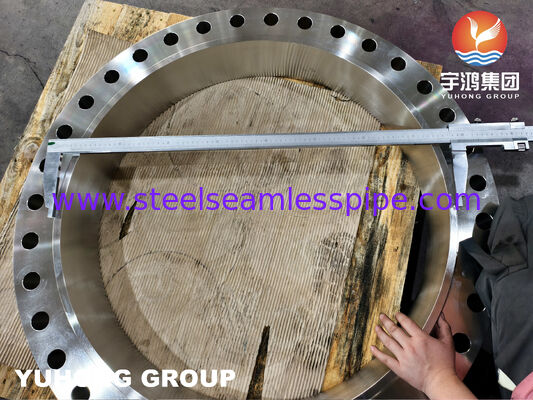 Flensa Baja Tahan Karat Tempa ASTM A182 F316L WNRF untuk Sistem Perpipaan Korosif