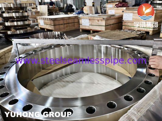 Flensa Baja Tahan Karat Tempa ASTM A182 F316L WNRF untuk Sistem Perpipaan Korosif