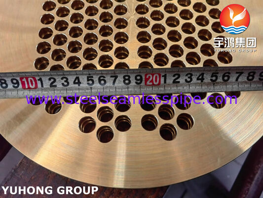 Lembar Tabung ASME SB171 C46400 untuk Penukar Panas, Pendingin Udara & Bejana Tekanan