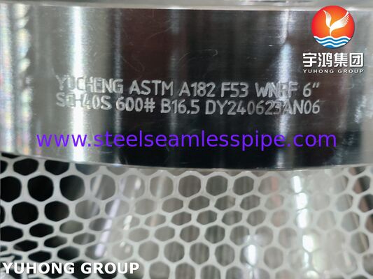 Super Duplex 2507 Flange ASTM A182 UNS S32750 / F53 Super Duplex Weld Neck Flange