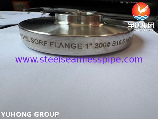 ASTM A182 F316L Flang baja tahan karat tahan korosi rendah untuk bahan kimia laut