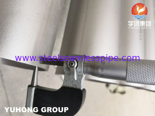 ASTM A790 UNS S31803 Stainless Steel Duplex Pipe Welded untuk layanan industri korosif