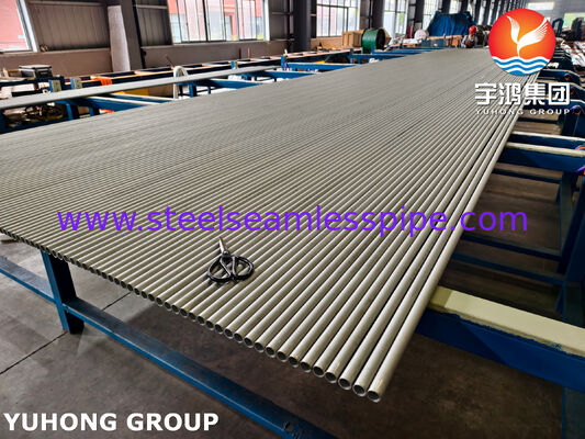 Ferit Tabung Mulus Stainless Steel ASTM A268 TP405 TP409 TP410 TP430 TP403Ti Aplikasi Penukar Panas Anil Acar