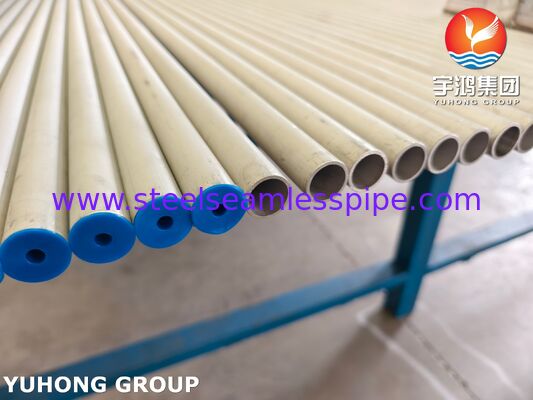 Ferit Tabung Mulus Stainless Steel ASTM A268 TP405 TP409 TP410 TP430 TP403Ti Aplikasi Penukar Panas Anil Acar