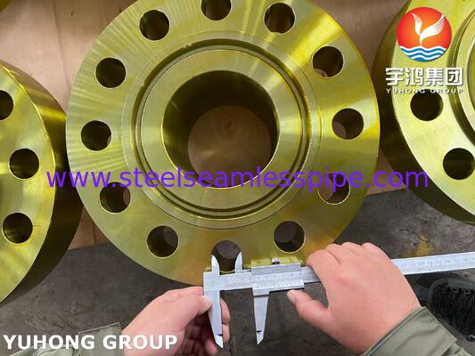 ASTM A694 Grade F42 Flange Baja Karbon Flange Leher Las Tempa Flange WNRTJ