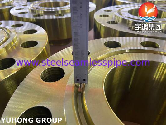 ASTM A694 Grade F42 Flange Baja Karbon Flange Leher Las Tempa Flange WNRTJ