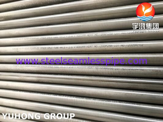 ASTM A268 TP409 Ferritic Stainless Steel Seamless Tube untuk layanan suhu tinggi