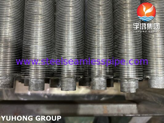 Tabung Fined yang diekstrusi untuk kondensator yang didinginkan dengan udara (ASTM A192 + Aluminium 1060)