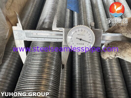 Tipe KL Fenned Tubes untuk Air-Cooled Heat Exchangers   ASME SA179 Carbon Steel Tubes