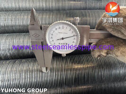 Tipe KL Fenned Tubes untuk Air-Cooled Heat Exchangers   ASME SA179 Carbon Steel Tubes