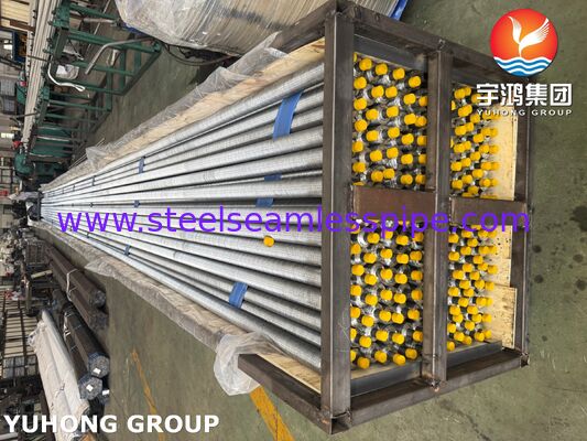 Tipe KL Fenned Tubes untuk Air-Cooled Heat Exchangers   ASME SA179 Carbon Steel Tubes