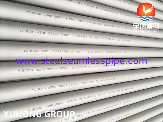 Pipa Seamless Baja Tahan Karat ASTM B677 TP904L UNS N08904
