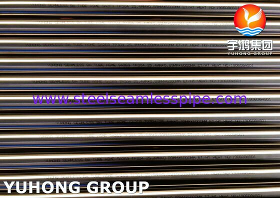 ASTM A269 TP304 Welded Bright Annealed Stainless Steel Tubing Untuk Minyak Gas