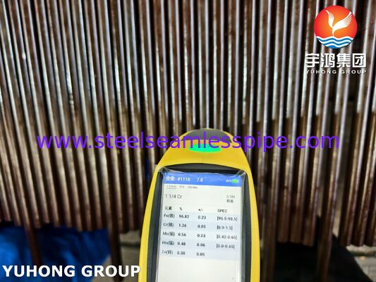 ASTM A213 T11 Low Alloy Steel Seamless Boiler Tube untuk Boiler