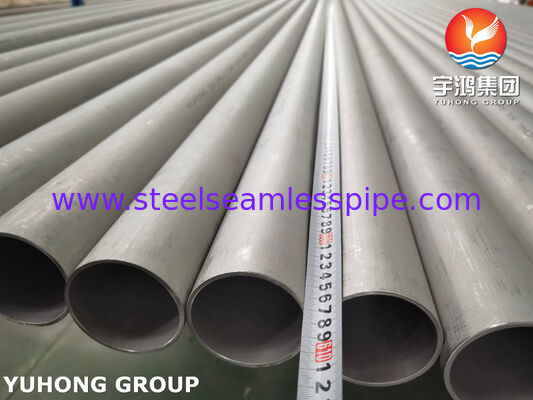 Caño de acero stainless Sin Costura SA 213 TP304H tabung tanpa jahitan baja tahan karat 19,05mm*1,65mm*7316mm
