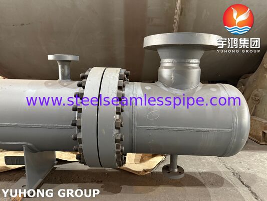 TEMA BEM Shell dan Tube Heat Exchanger ASME SA240 316 Stainless Steel Heat Exchanger Tube Bundle