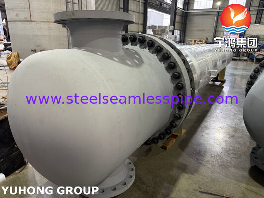 TEMA BEM Shell dan Tube Heat Exchanger ASME SA240 316 Stainless Steel Heat Exchanger Tube Bundle