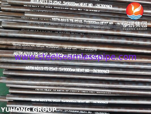 ASTM A213 T5 Steel Alloy Seamless Tube, Tube Exchanger Panas Untuk Industri Minyak dan Gas