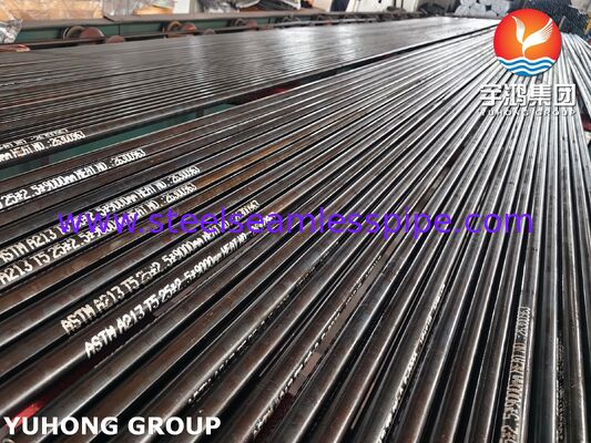 ASTM A213 T5 Steel Alloy Seamless Tube, Tube Exchanger Panas Untuk Industri Minyak dan Gas