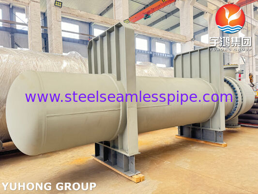 Penukar panas TEMA Tipe BEM 1108 Tabung Monel 400 Tabung Tetap Shell and Tube