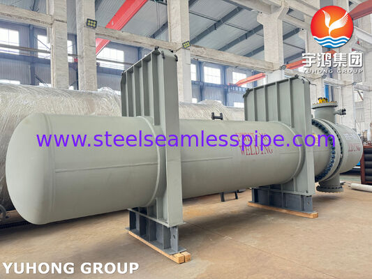 Penukar panas TEMA Tipe BEM 1108 Tabung Monel 400 Tabung Tetap Shell and Tube
