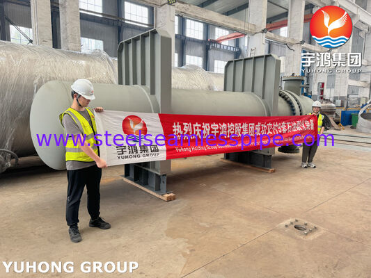 Penukar panas TEMA Tipe BEM 1108 Tabung Monel 400 Tabung Tetap Shell and Tube