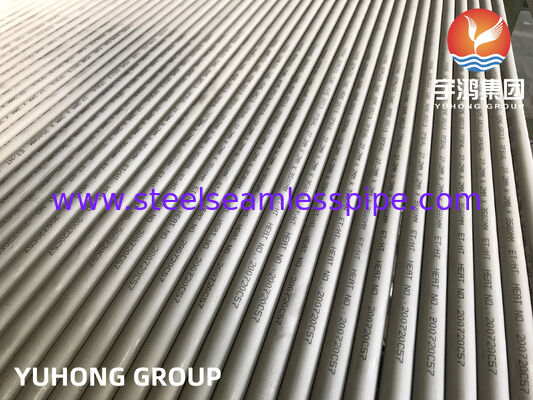 ASTM A213 TP304L Stainless Steel Seamless Tubes Untuk Bahan Kimia Penukar Panas