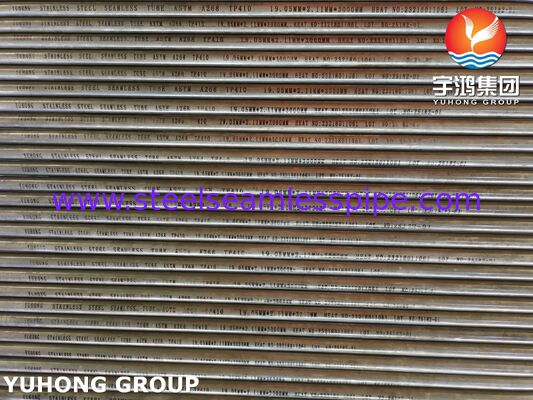 Pipa Seamless Baja Tahan Karat ASTM A268 TP410 1.4006 Pipa Tungku untuk Industri Penyulingan