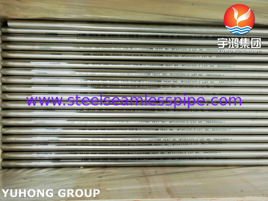 ASME SB338 UNS R50400 Tabung titanium tanpa jahitan untuk kondensator dan penukar panas