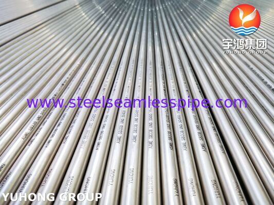 Tabung Titanium Seamless ASTM B338 Grade 2 UNS R50400 untuk Penukar Panas dengan Permukaan Annealed Cerah