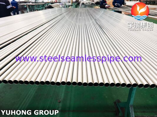 Tabung Titanium Seamless ASTM B338 Grade 2 UNS R50400 untuk Penukar Panas dengan Permukaan Annealed Cerah
