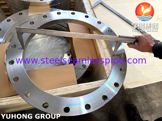 EN 1092-1 F316L Baja tahan karat Flat Face FF Flange PN16 untuk pipa