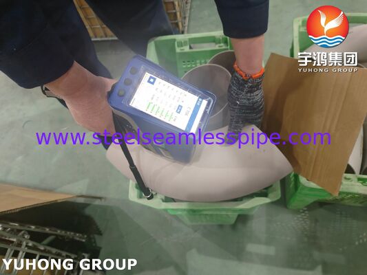 DIN 86090 CuNi 90/10 Elbow untuk pipa laut & air laut - Tembaga Nikel Butt Las Elbow